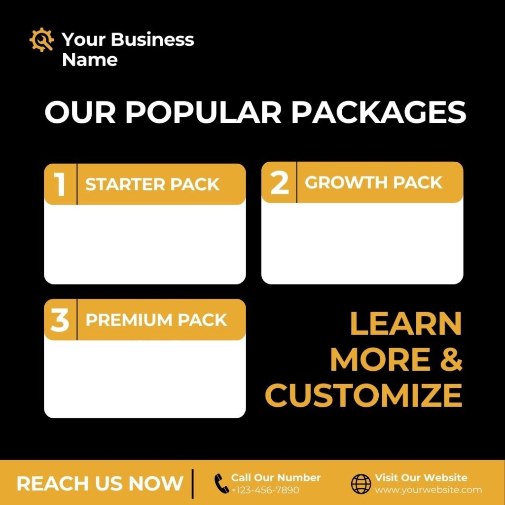 Canva Templates for Tradies (Curves) - Image 10