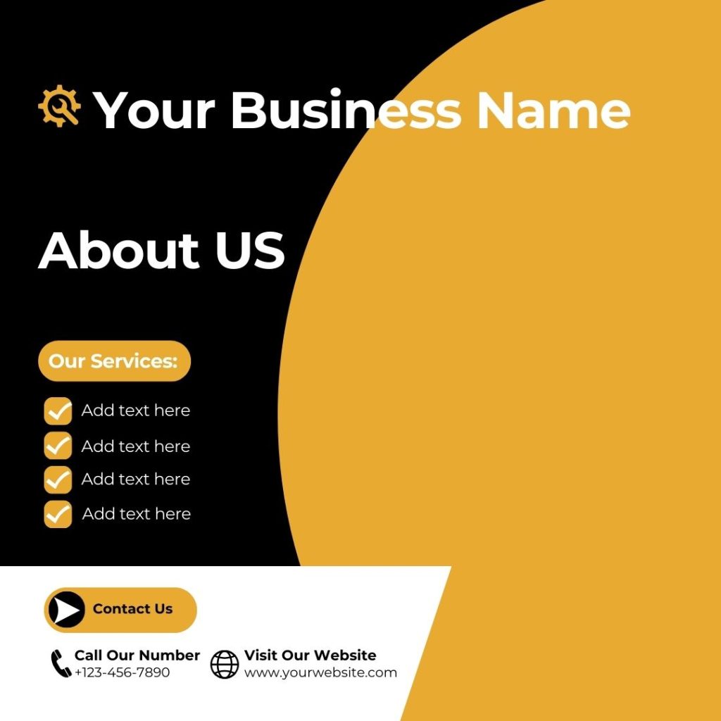 Canva Templates for Tradies (Curves)