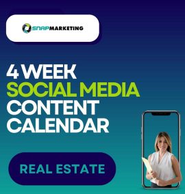 4 week content calendar real estate agents nz