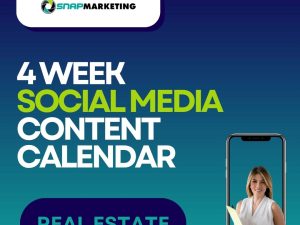 4 week content calendar real estate agents nz